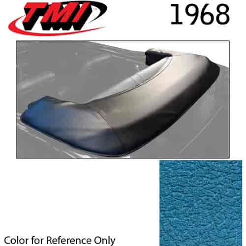 22-8107-3297 MED. BLUE - 1968 CONVERTIBLE TOP BOOT