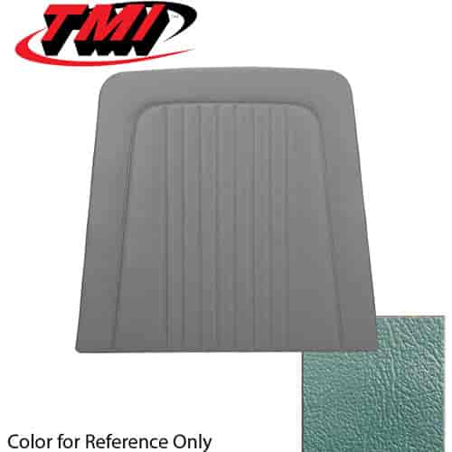 10-7408-2929 TURQUOISE - 68 MUSTANG STANDARD UPHOLSTERY COUPE CONVERTIBLE & 2+2 FASTBACK BACK VIEW