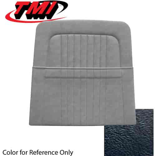 10-7428-958 BLACK - 68 MUSTANG STANDARD UPHOLSTERY COUPE CONVERTIBLE & 2+2 FASTBACK BACK VIEW W/ POCKET