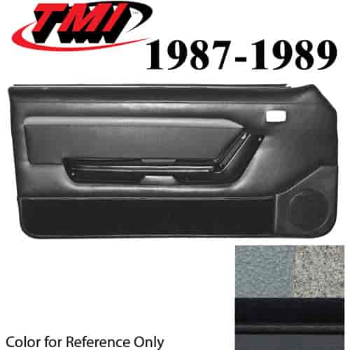 10-73007-953-857-22S MED GRAY W/MED GRAY/BLACK STRIPE/GRAY CARPET - 1987-89 MUSTANG COUPE & HATCHBAC