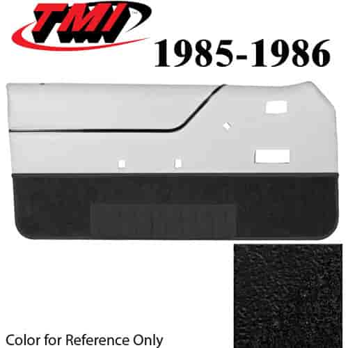 10-74105-958-9P-801 BLACK NOT ORIGINAL - 1985-86 MUSTANG CONVERTIBLE DOOR PANELS POWER WINDOWS POWER DOOR LOCKS