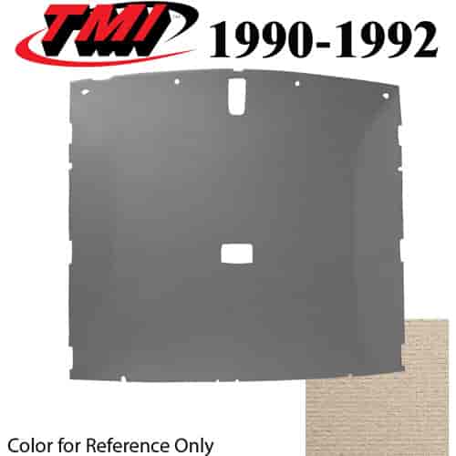 20-73000-1891 TITANIUM GRAY FOAM BACK CLOTH - 1990-92 MUSTANG COUPE HATCHBACK HEADLINER TITANIUM GRAY FOAM BACK CLOTH