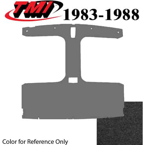 20-73019-1559 BLACK FOAM BACK CLOTH - 1983-88 MUSTANG COUPE T-TOP HEADLINER BLACK FOAM BACK CLOTH