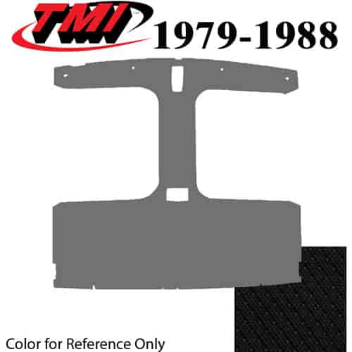 20-73019-770 BLACK FOAM BACK TIER GRAIN VINYL - 1979-82 MUSTANG COUPE T-TOP HEADLINER BLACK FOAM BACK TIER GRAIN VINYL