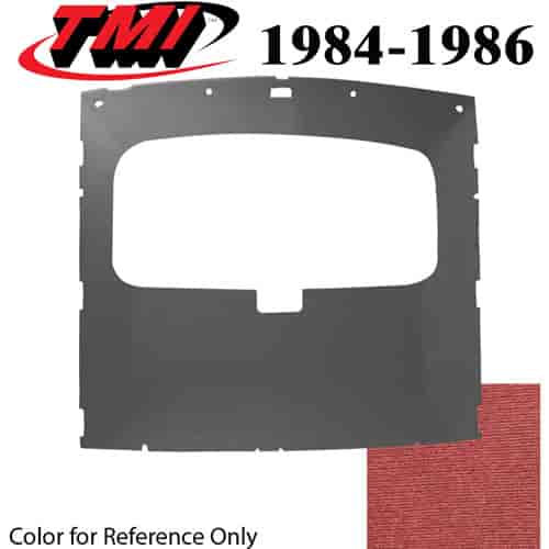 20-75004-1805 CANYON RED FOAM BACK CLOTH - 1984-86 MUSTANG HATCHBACK SUNROOF HEADLINER CANYON RED FOAM BACK CLOTH