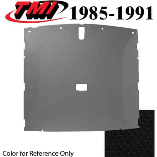 20-75005-770 BLACK FOAM BACK TIER GRAIN VINYL - 1985-90 MUSTANG HATCHBACK HEADLINER BLACK FOAM BACK TIER GRAIN VINYL