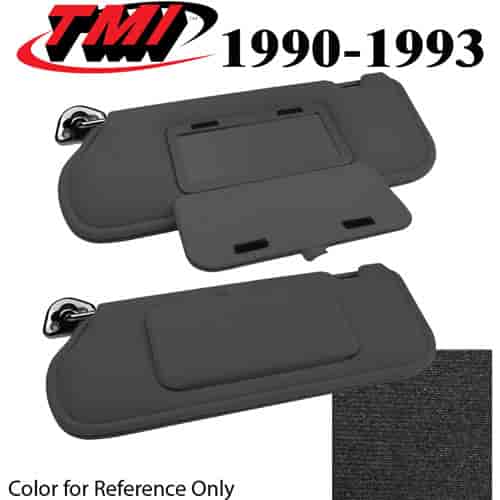 Sunvisors 1990-93 Mustang Coupe/Hatch