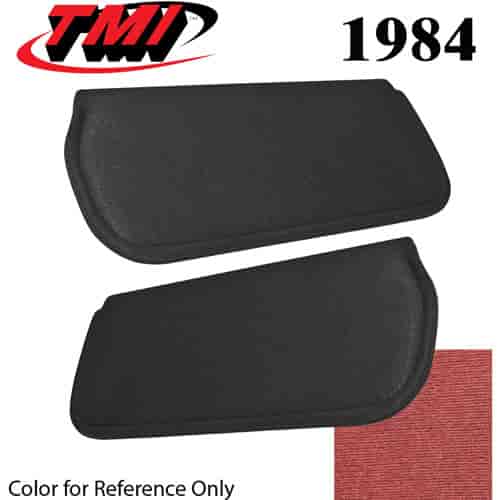21-73019-1805 CANYON RED 1984 - 1983-84 MUSTANG SUNVISORS
