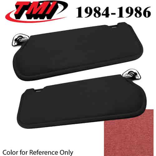21-73205-1805 CANYON RED 1984-86 - 1985-93 MUSTANG SUNVISORS