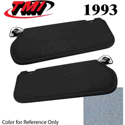 21-73205-1999 ROYAL / LAPIS BLUE 1993 - 1985-93 MUSTANG SUNVISORS WITHOUT MIRRORS STD CLOTH NOT OE