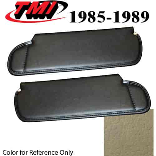 21-74203-973 SAND BEIGE 1985-89 - 1983-86 CONVT. MUSTANG SUNVISORS WITHOUT MIRROR SEAT VINYL