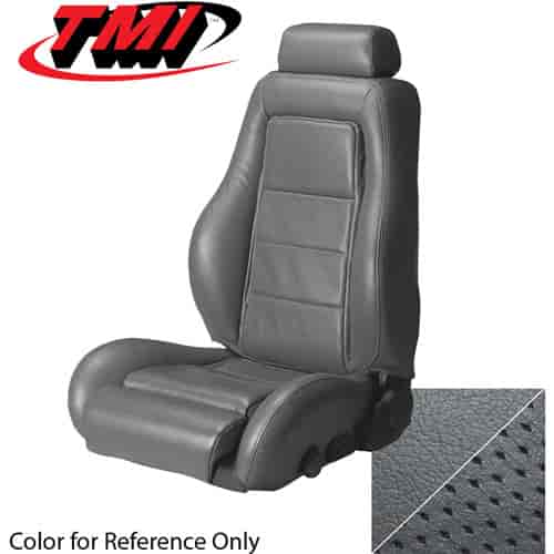 43-73503-955-L543P CHARCOAL 1984-86 MA - 1984 MUSTANG SVO HATCHBACK HI-PERFORMANCE BUCKETS SEATS ONLY LEATHER
