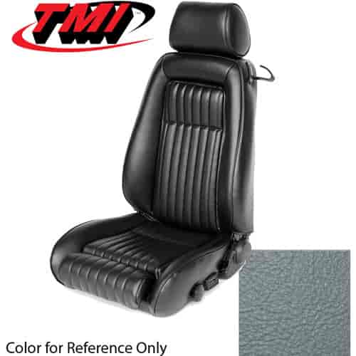 43-73609-953 MEDIUM GRAY 1987-89 - 1987-89 MUSTANG GT/LX FRONT BUCKETS ONLY. SPORT SEAT W/ PULL-OUT KNEE BOLSTER VINYL
