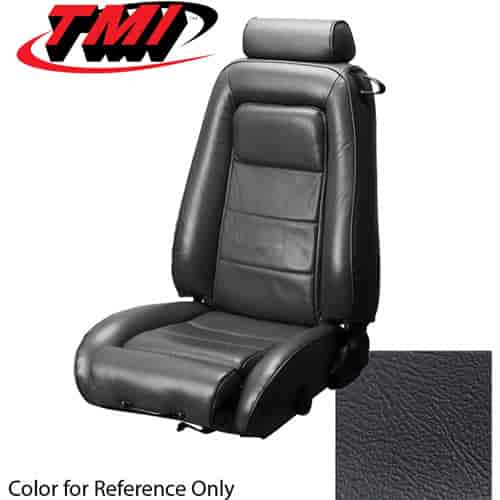 43-73633-955 CHARCOAL GRAY 1985-86 - 1985-86 MUSTANG GT COUPE ARTICULATED SPORT BUCKET SEATS VINYL
