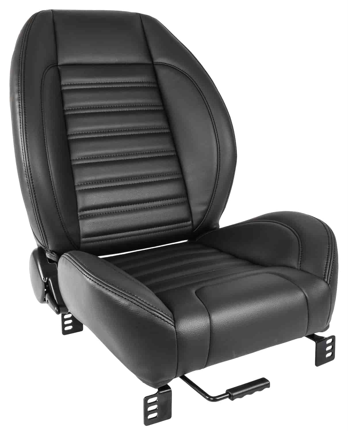 Pro-Series Low-Back Seat, Right/Passenger Side [Charcoal with Black Stitching]