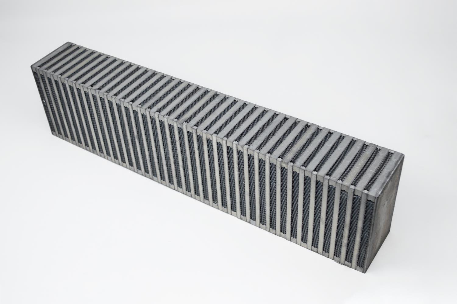 High-Performance Bar & Plate Intercooler Core, 24" x 6" x 3.50", Vertical Flow, Universal Core