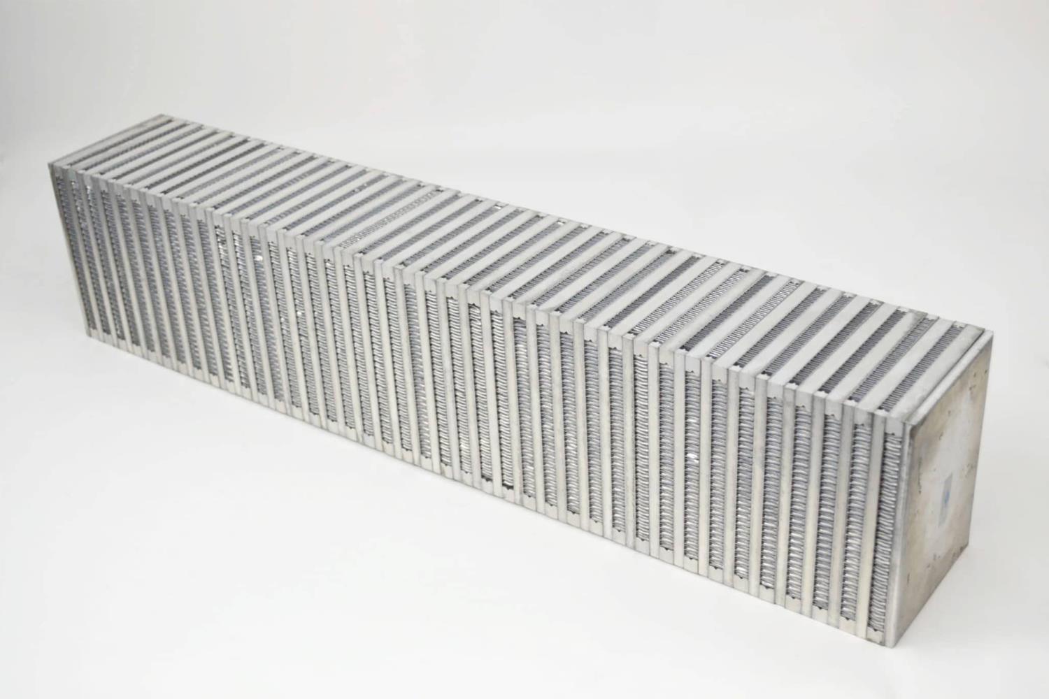 High-Performance Bar & Plate Intercooler Core, 27" x 6" x 4.50", Vertical Flow, Universal Core