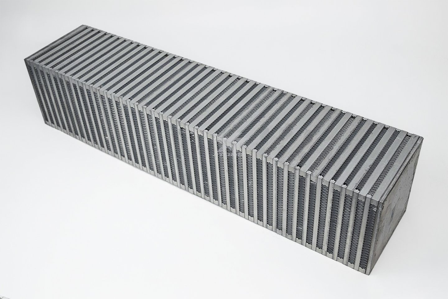 High-Performance Bar & Plate Intercooler Core, 27" x 6" x 6", Vertical Flow, Universal Core
