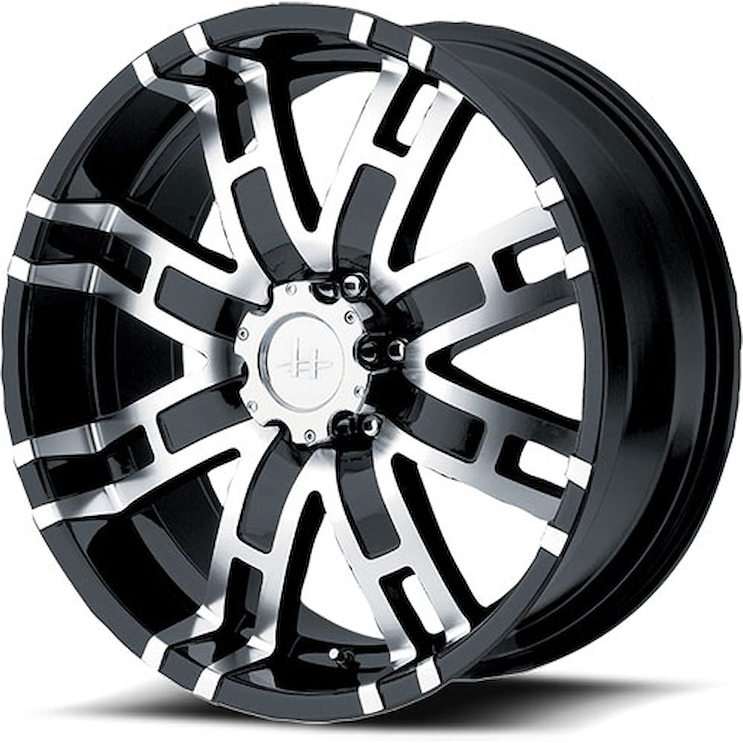Helo Series 835 Black Wheel Size: 17" x 8"