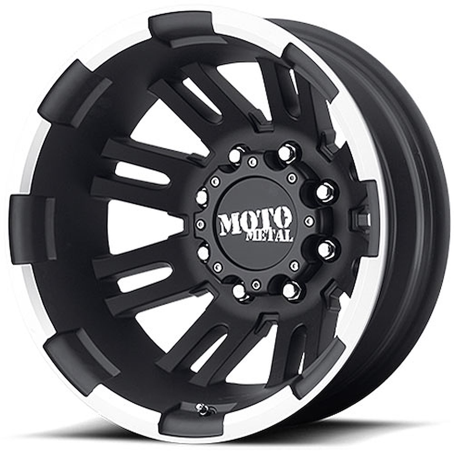 MO963 Series Dually Rear Wheel Size: 16" x 6"