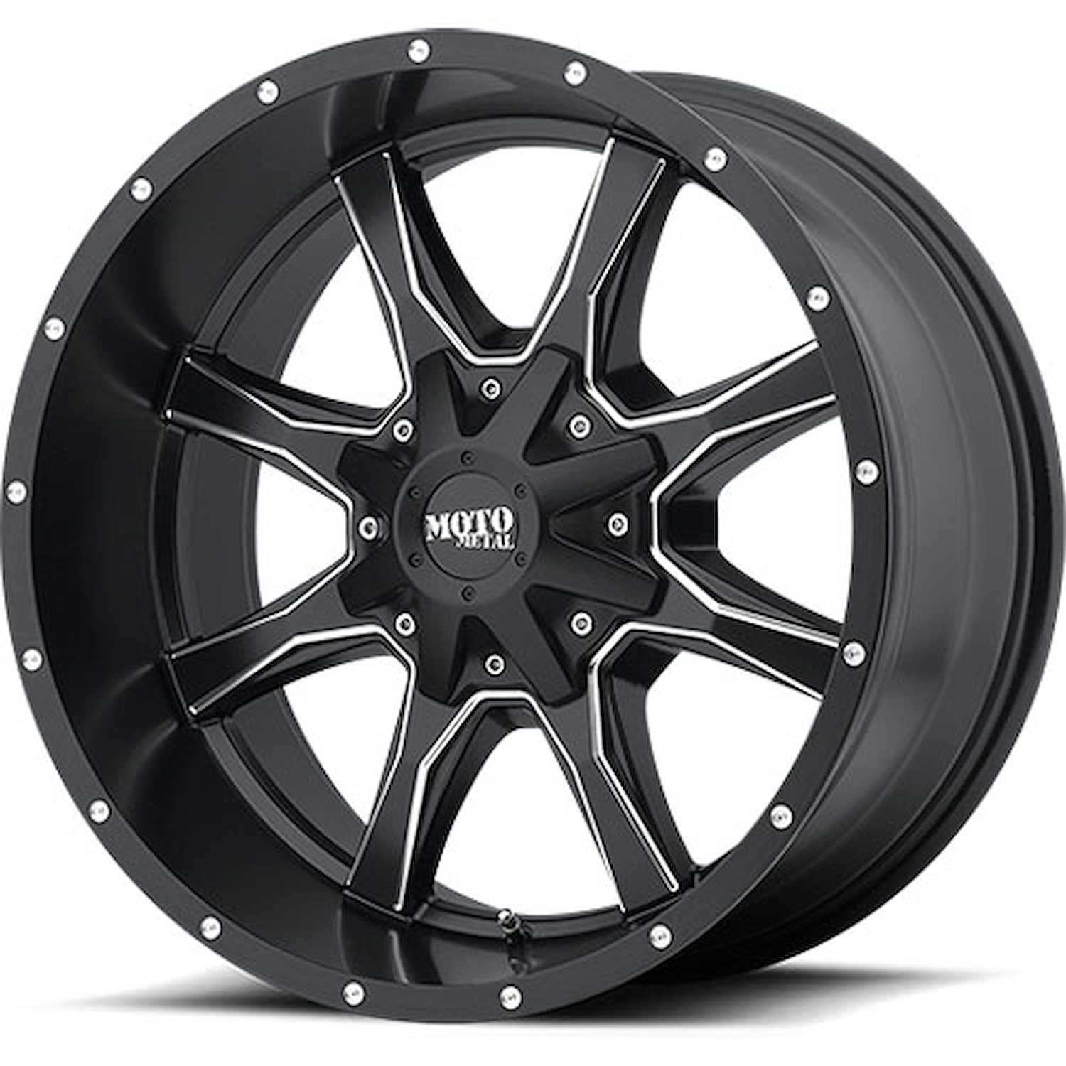 Moto Metal Series MO970 Semi-Gloss Black 18" x 9" Wheel