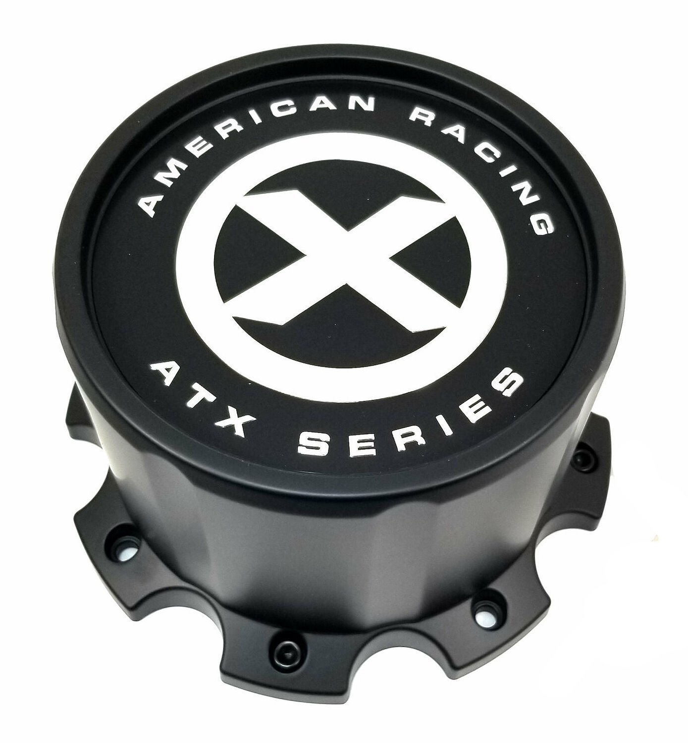 Center Cap for American Racing ATX AX204 Baja Dually Series Wheels [Black] 6.750 x 4.625 in.