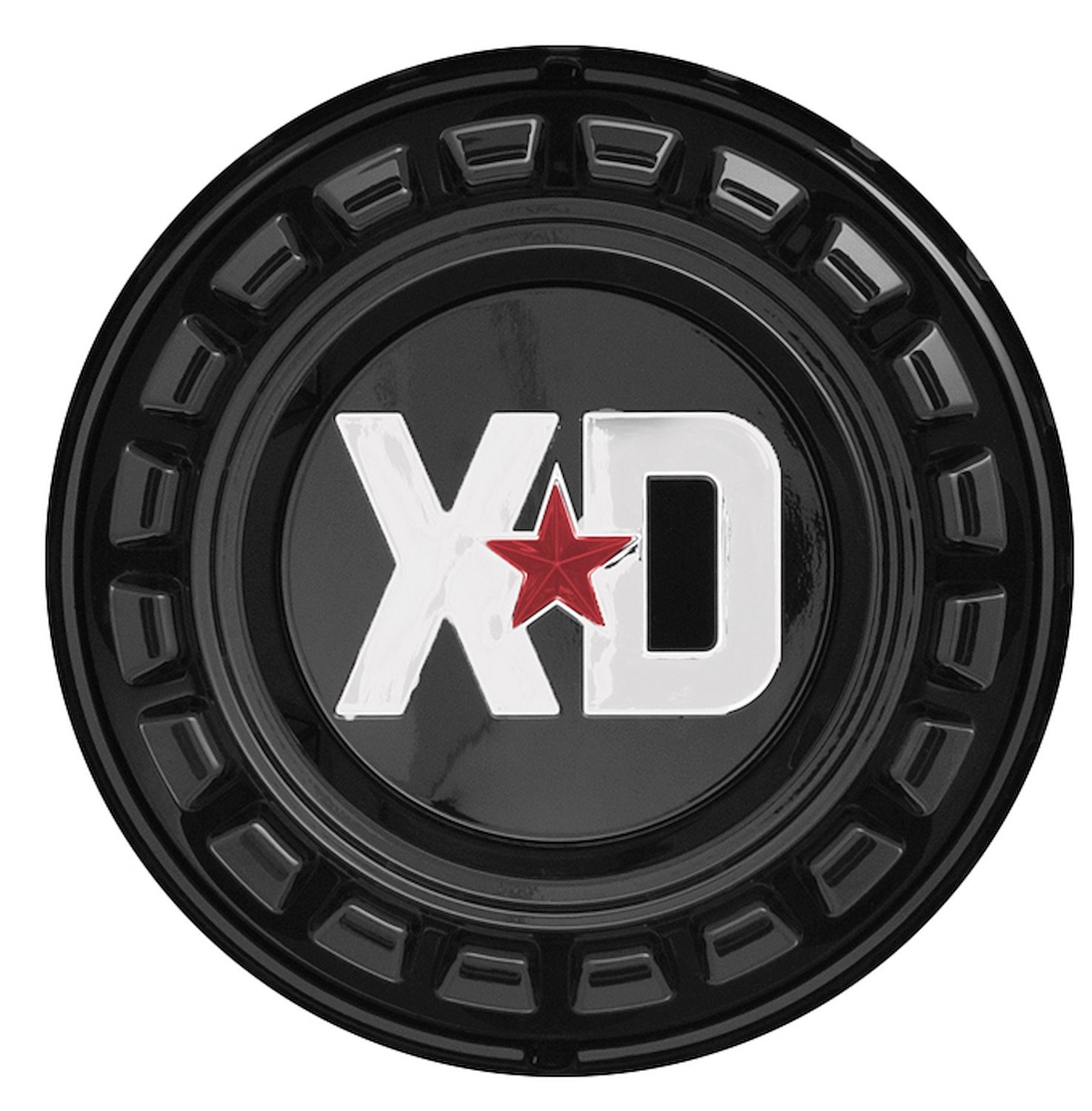 XD Wheels Center Cap For XD854 Reactor Black Wheels [Gloss Black]