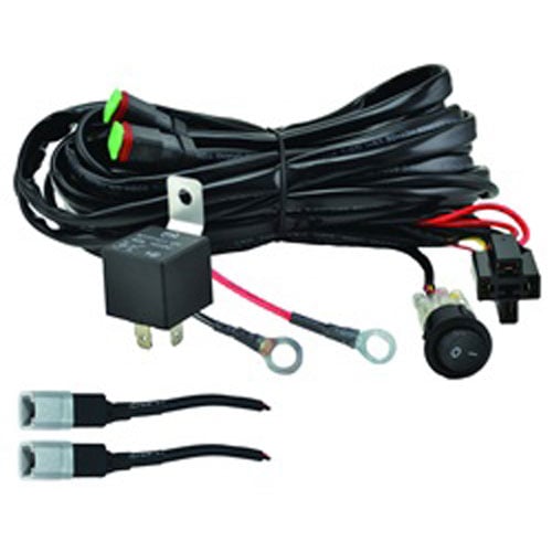 VALUEFIT Two Light Wire Harness Simultaneously Handles 2 Lights Up To 150W/12V