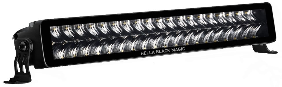 Black Magic Series Double-Row Spot LED Light Bar, 21.500 in. Length