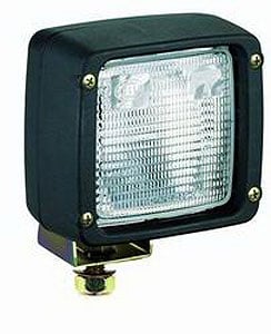 Ultra Beam Halogen Work Lamp Square Clear Lens