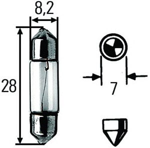 T2 Incandescent Bulb 24V 3W