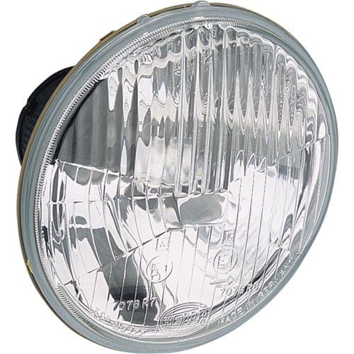 5-3/4" Round Vision Plus Halogen Conversion Headlamp Includes 1 Lamp, Dust Boot and Bulb ECE Approved