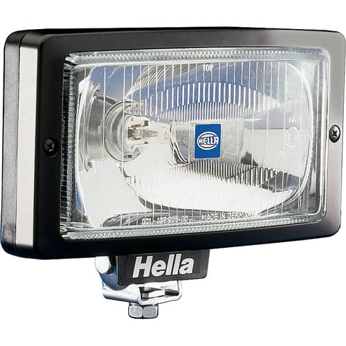Jumbo 220 Fog Lamp; Rectangle; Clear Lens; Black Housing; Upright And Pendant Mounting; Incl. 1 Lamp