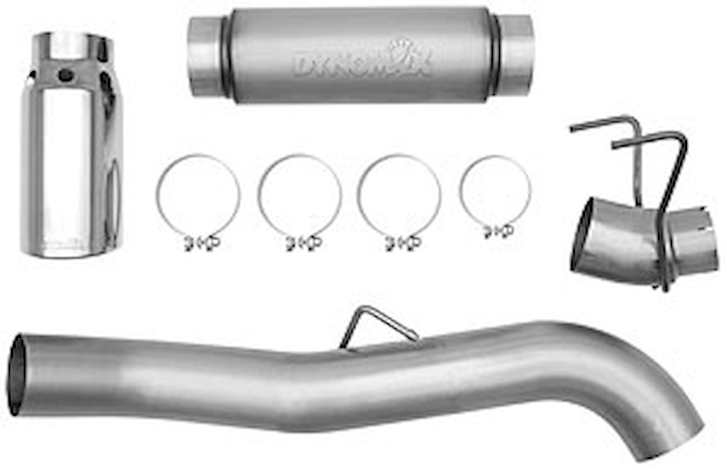 Diesel Particulate Filter-Back Exhaust System Ultra-Flo Stainless