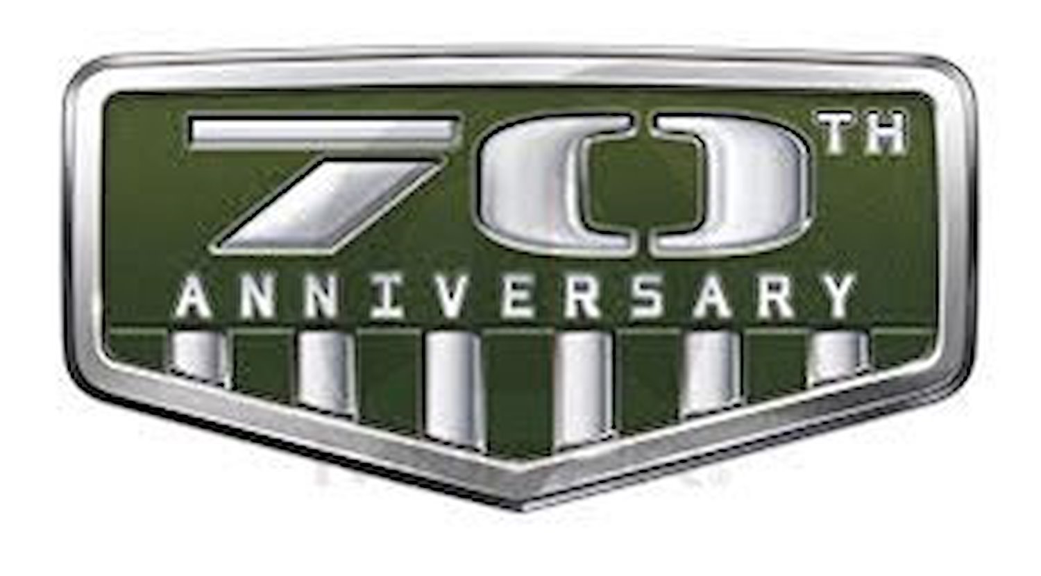 70th Anniversary Badge 2011-13 Jeep Wrangler 2-Door/4-Door