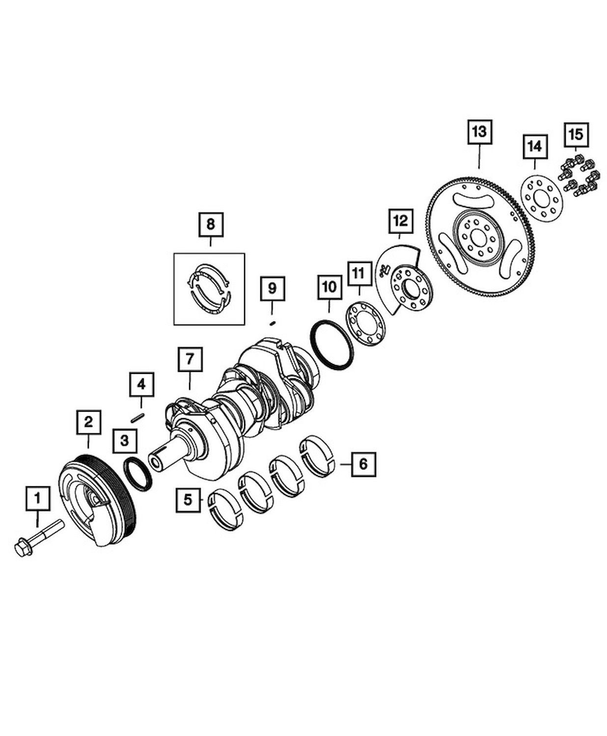 68582742AA Crankshaft Reluctor Wheel Fits Select Jeep & Ram
