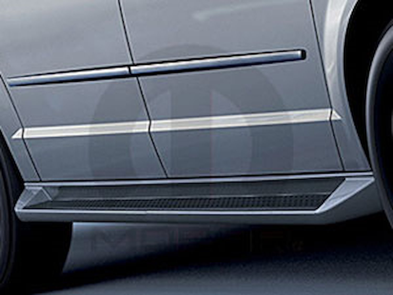 Molded Running Boards 2008-11 Chrysler Town & Country/Dodge