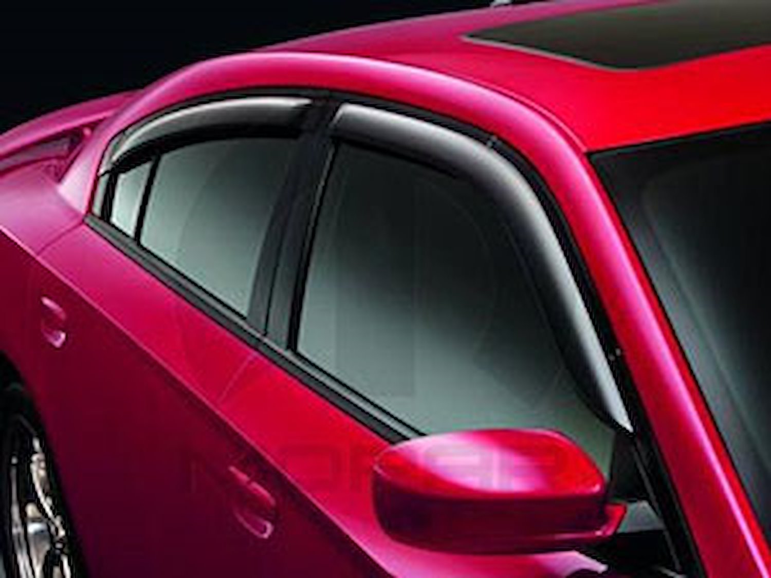 Side Window Air Deflectors 2011-13 Dodge Charger