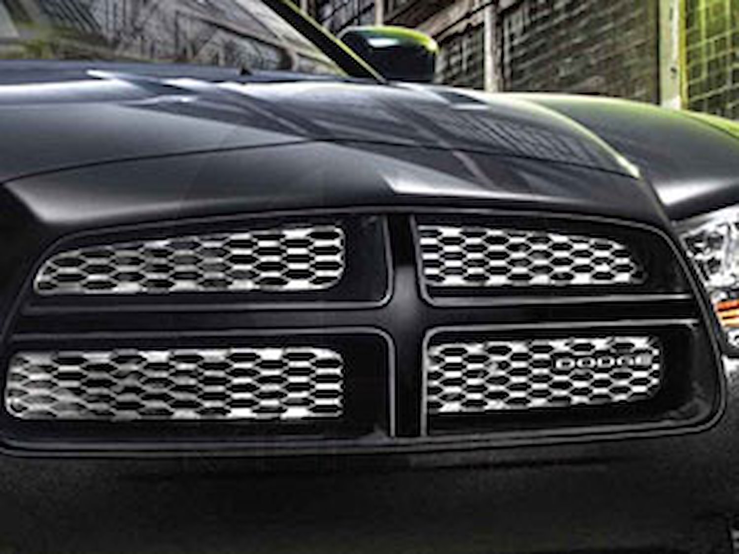 Honeycomb Pattern Grille Insert 2011-13 Dodge Charger