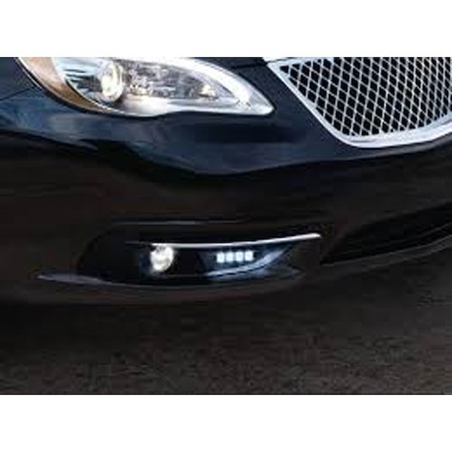 Integrated LED Daytime Running Lights with Bezel 2012-13