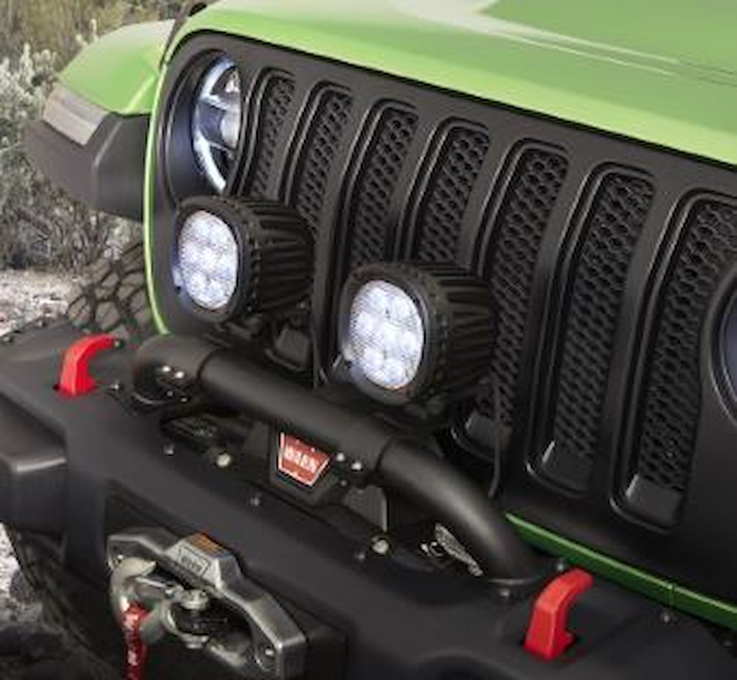 7 In. Round LED Lights for 2018 Jeep Wrangler JL