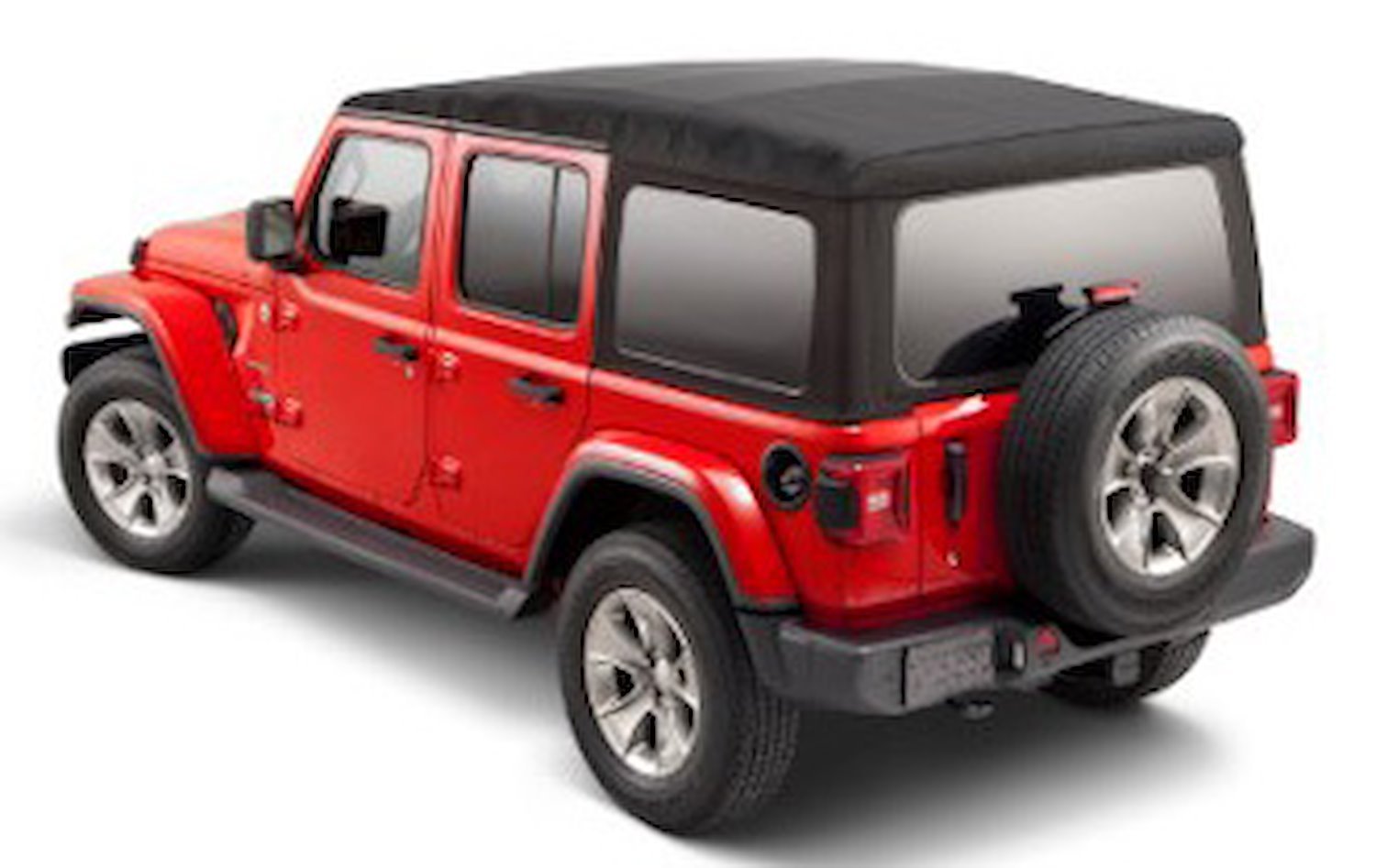 Soft Top Fits Select Jeep Wrangler JLU [Black]