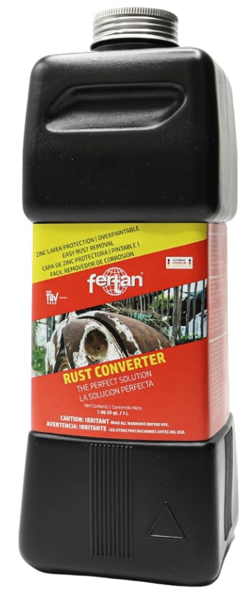 Fertan 22620: Rust Converter, 1.06 Quart (35.30 fl.-oz.)