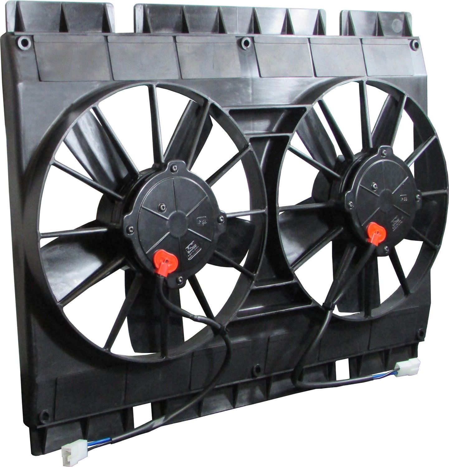 Mach Two Series Electric Cooling Fan, Diameter: 11 in., Type: Dual