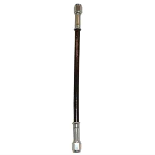 -4 PTFE BLACK HOSE ASSEMBLY STR X STR 12