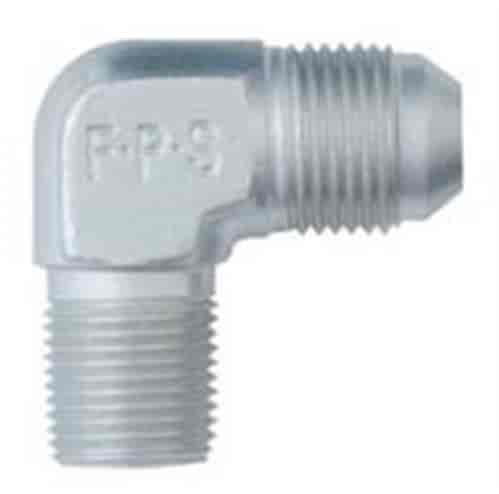 -8 X 3/8 MPT 90 ADAPTER CLEAR