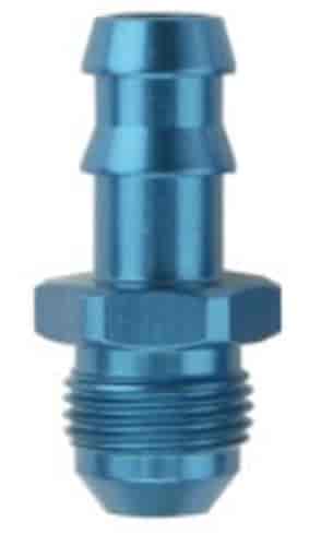 Blue Hose Barb to AN Adapter - 841 [-12 AN Male x 3/4 in. Hose]