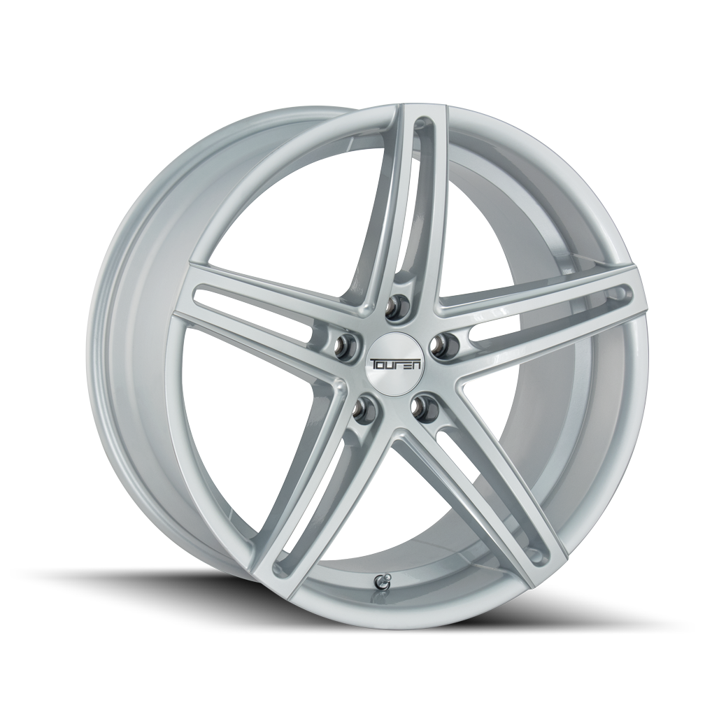 TR73 3273 GLOSS SILVER/MILLED SPOKES 20X10 5-120 20mm