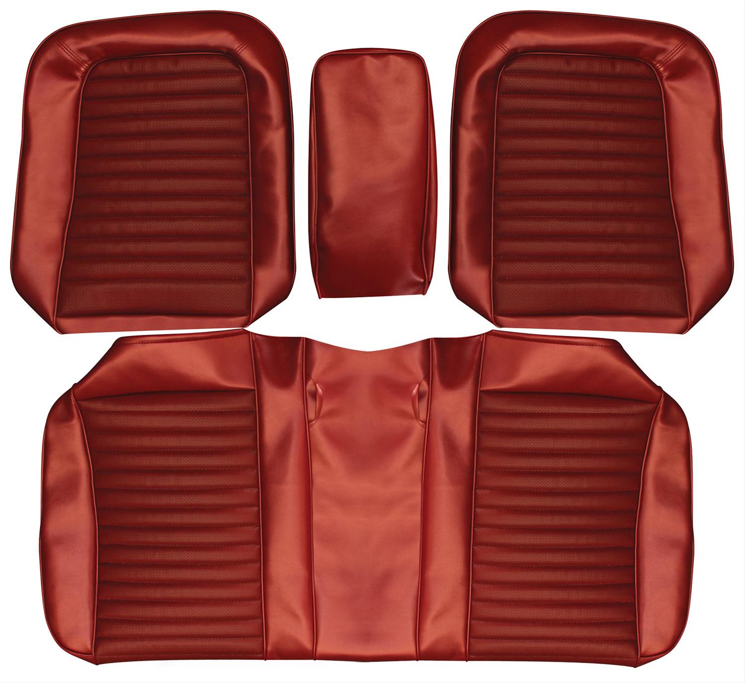 1966 Ford Mustang Convertible Standard Interior Front and Rear Bench Seat Upholstery Set
