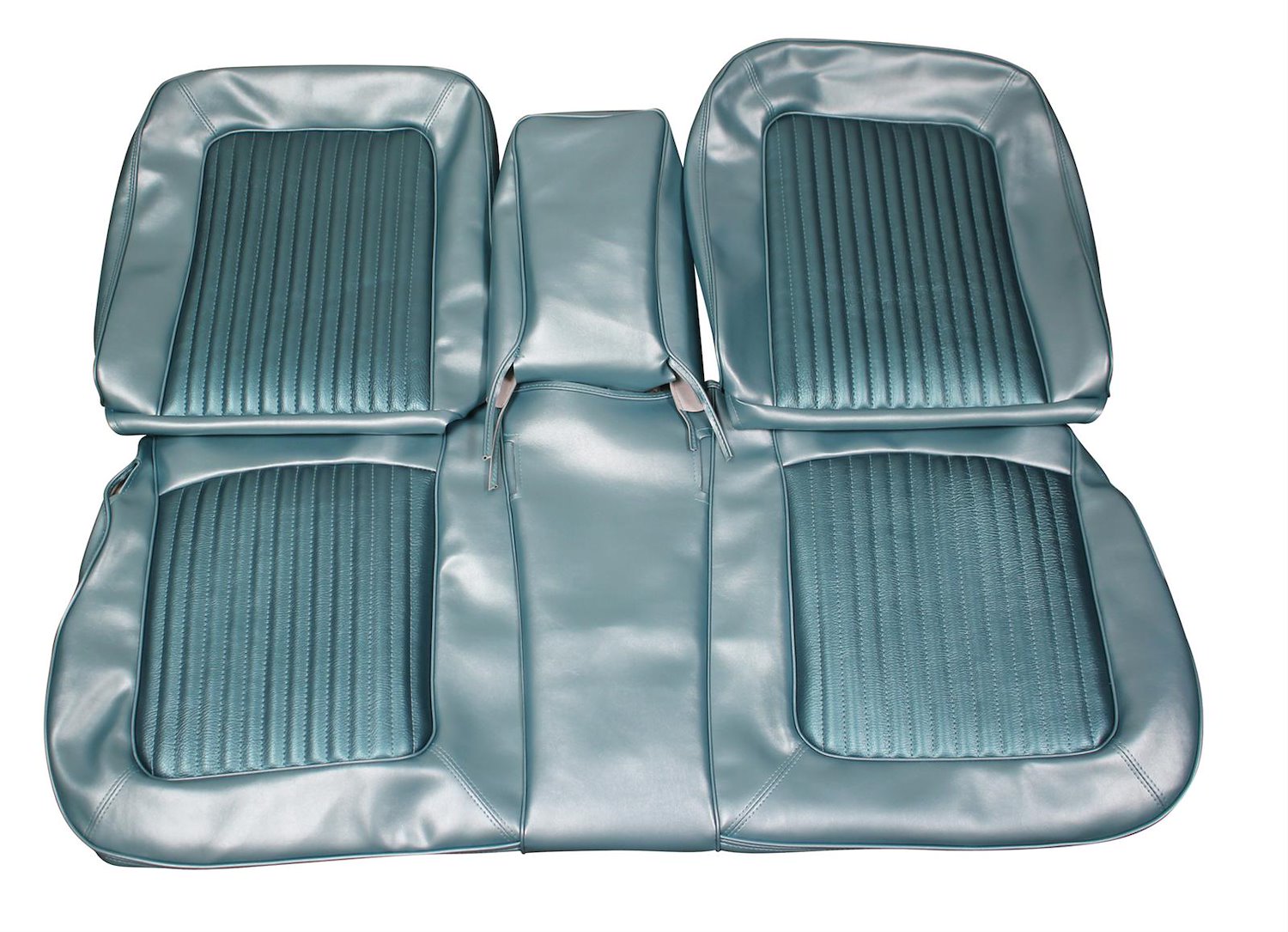 1968 Ford Mustang Fastback Standard-Deluxe Interior Front Bucket and Rear Bench Seat Upholstery Set